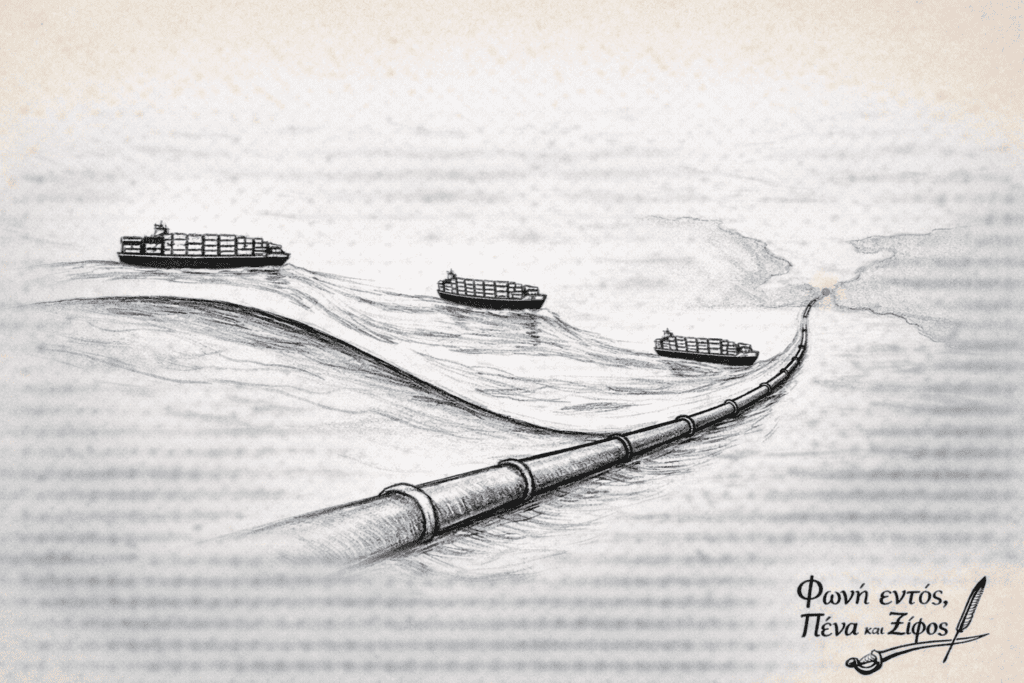 Η ενέργεια και το εμπόριο κινούνται μέσα από συγκεκριμένα περάσματα. Οι ροές είναι συγκεντρωμένες. Άρα είναι ευάλωτες.