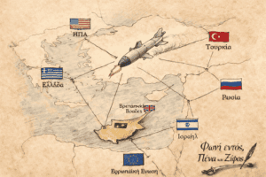 Πύραυλος πάνω από τις βρετανικές βάσεις της Κύπρου ενεργοποιεί το γεωπολιτικό πολύγωνο της Ανατολικής Μεσογείου