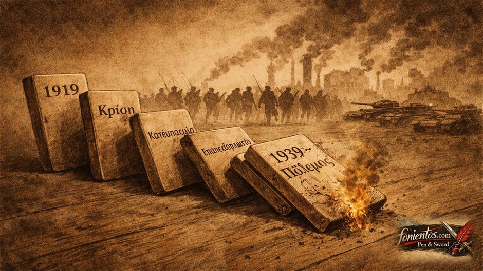 Αλυσιδωτή αντίδραση γεγονότων από το 1919 έως το 1939 που οδηγεί στον Β Παγκόσμιο Πόλεμο