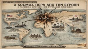 Ο Α Παγκόσμιος Πόλεμος εξαπλώνεται από την Ευρώπη σε όλο τον κόσμο