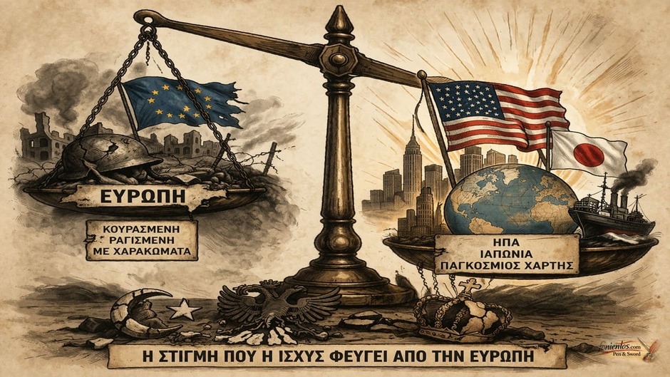 Η μετατόπιση της παγκόσμιας ισχύος μετά τον Α Παγκόσμιο Πόλεμο
