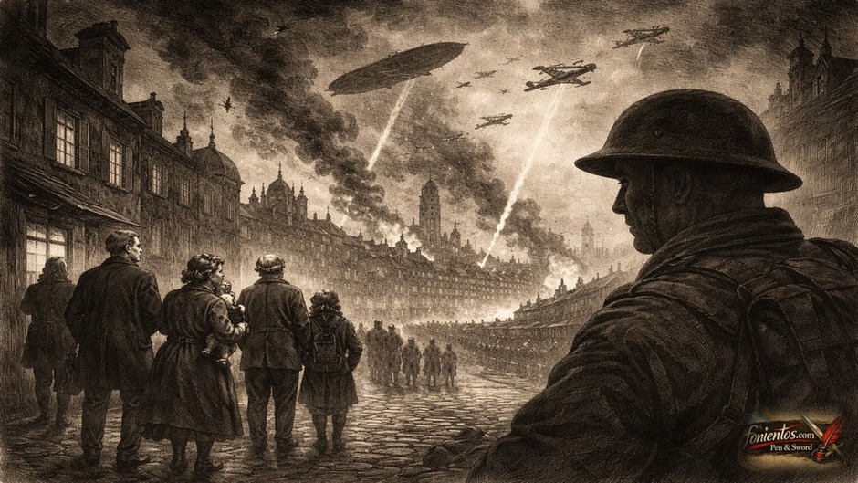 Άμαχοι σε πόλη υπό απειλή δείχνουν την επέκταση του πολέμου στην κοινωνία στον Α Παγκόσμιο Πόλεμο