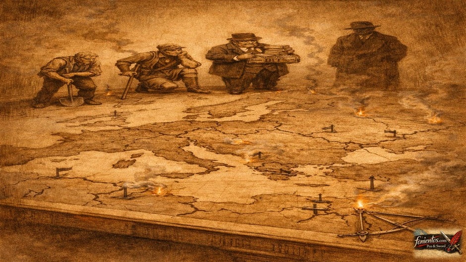 Η Ευρώπη του Μεσοπολέμου απεικονίζεται ως χάρτης γεμάτος νέα σύνορα, κοινωνική ένταση και υπόγειες εστίες νέας σύγκρουσης.