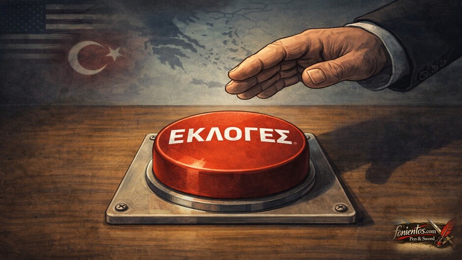 Ένα χέρι έτοιμο να πατήσει κουμπί εκλογών υπό γεωπολιτική πίεση