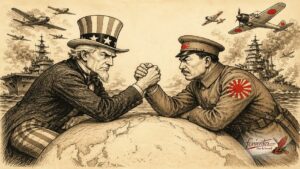 Συμβολική σύγκρουση ΗΠΑ και Ιαπωνίας στον Ειρηνικό κατά τον Β Παγκόσμιο Πόλεμο