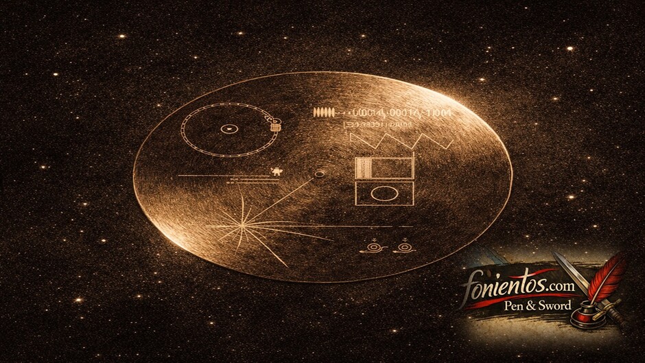 Ο χρυσός δίσκος του Voyager με το μήνυμα της ανθρωπότητας στο διάστημα