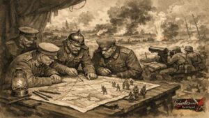 Στρατηγοί σχεδιάζουν πόλεμο ενώ στο πεδίο κυριαρχούν χαρακώματα και καταστροφή