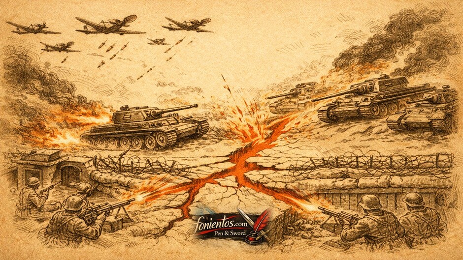 Η γερμανική τακτική blitzkrieg διασπά την άμυνα στην αρχή του Β Παγκοσμίου Πολέμου