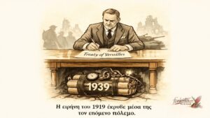 Η Συνθήκη των Βερσαλλιών ως ωρολογιακή βόμβα που οδηγεί στον Β Παγκόσμιο Πόλεμο